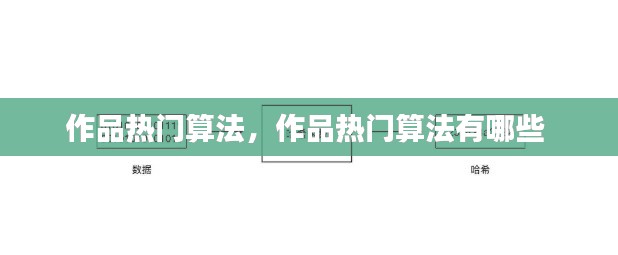 作品热门算法,作品热门算法有哪些