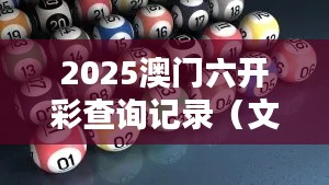 2025澳门六开彩查询记录(文献检索)