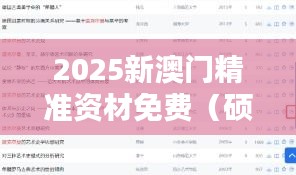 2025新澳门精准资材免费(硕士论文参考文献格式)