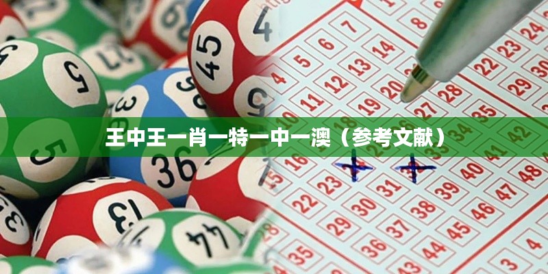 王中王一肖一特一中一澳(参考文献)