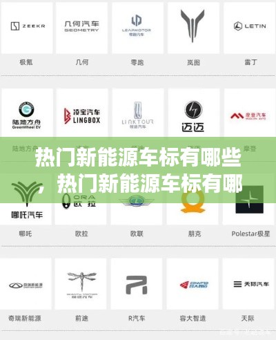 热门新能源车标有哪些,热门新能源车标有哪些品牌