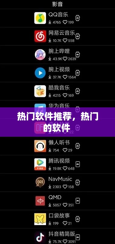 热门软件推荐,热门的软件