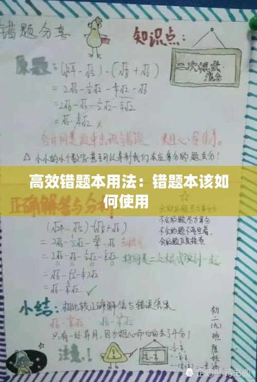 高效错题本用法:错题本该如何使用