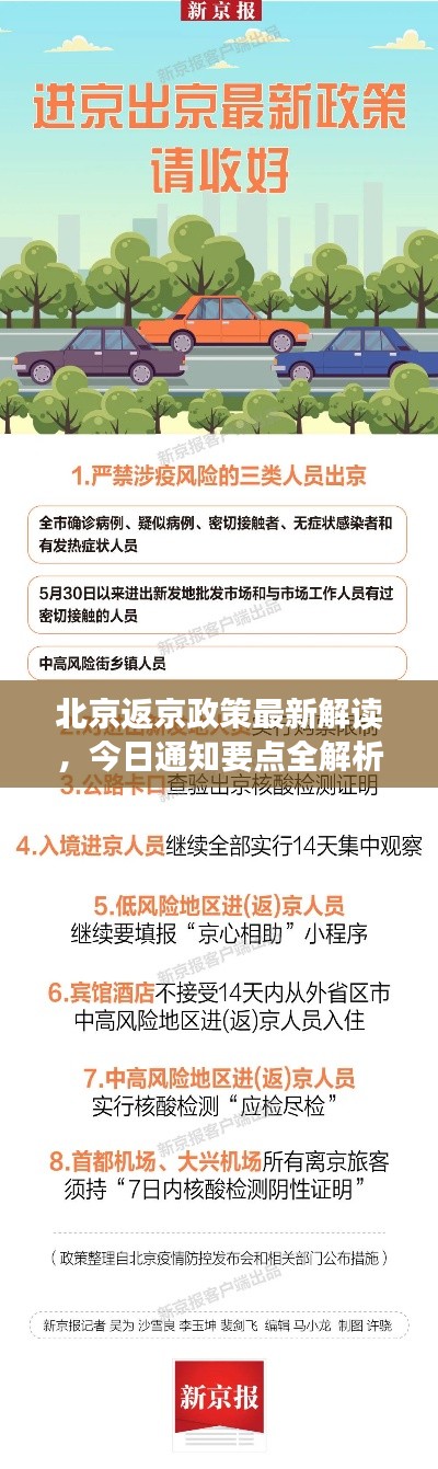 北京返京政策最新解读,今日通知要点全解析