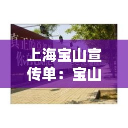 上海宝山宣传单:宝山广告公司地址