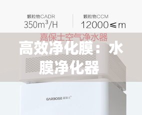 高效净化膜:水膜净化器