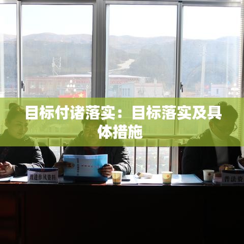 目标付诸落实:目标落实及具体措施