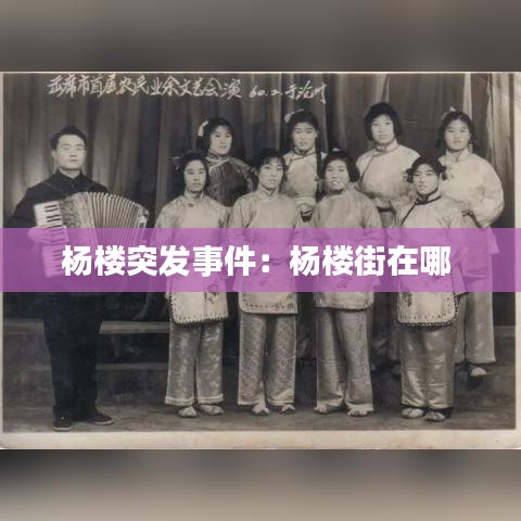 杨楼突发事件:杨楼街在哪