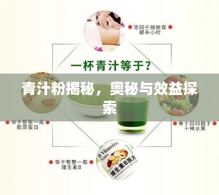 青汁粉揭秘,奥秘与效益探索