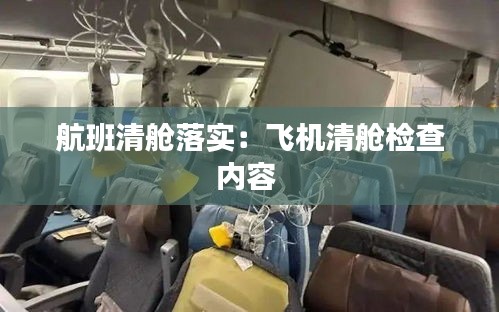 航班清舱落实:飞机清舱检查内容