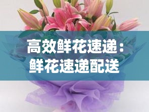 高效鲜花速递:鲜花速递配送
