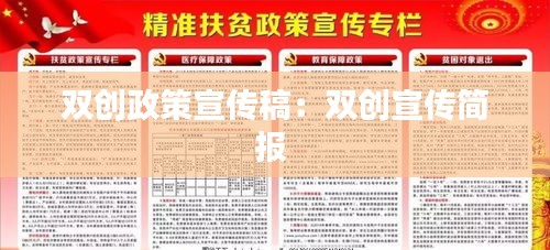 双创政策宣传稿:双创宣传简报