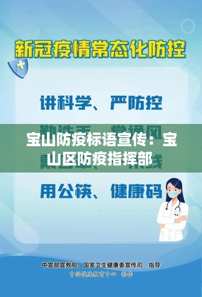 宝山防疫标语宣传:宝山区防疫指挥部