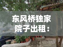 东风桥独家院子出租:东风东路754号大院出租