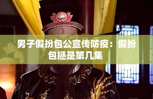 男子假扮包公宣传防疫:假扮包拯是第几集