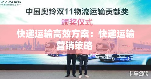 快递运输高效方案:快递运输营销策略