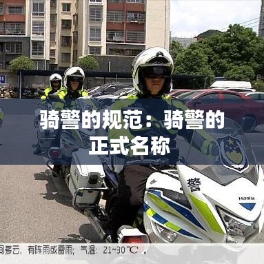 骑警的规范:骑警的正式名称