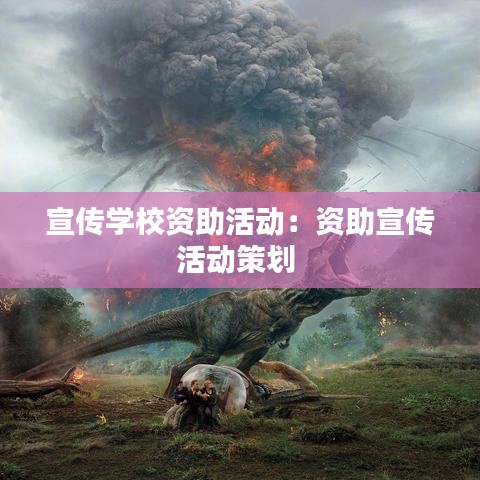 宣传学校资助活动:资助宣传活动策划