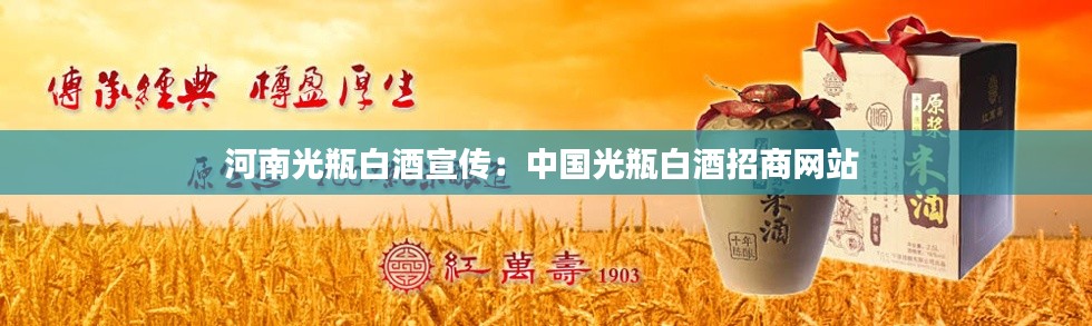 河南光瓶白酒宣传:中国光瓶白酒招商网站
