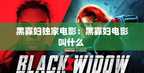 黑寡妇独家电影:黑寡妇电影叫什么