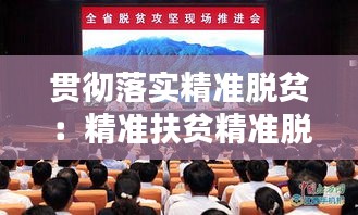 贯彻落实精准脱贫:精准扶贫精准脱贫战略注重抓好
