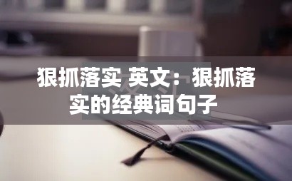 狠抓落实 英文:狠抓落实的经典词句子