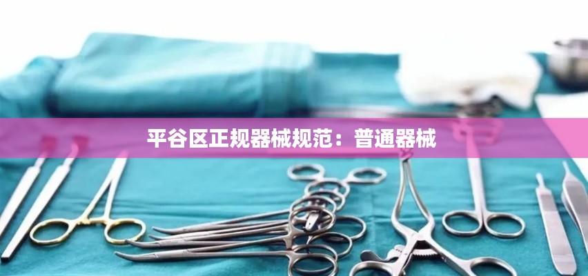 平谷区正规器械规范:普通器械