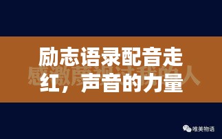 励志语录配音走红,声音的力量引领前行