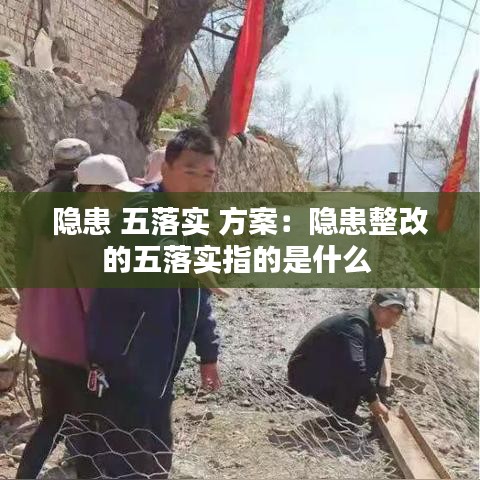 隐患 五落实 方案:隐患整改的五落实指的是什么