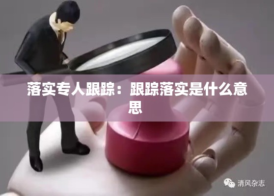 落实专人跟踪:跟踪落实是什么意思