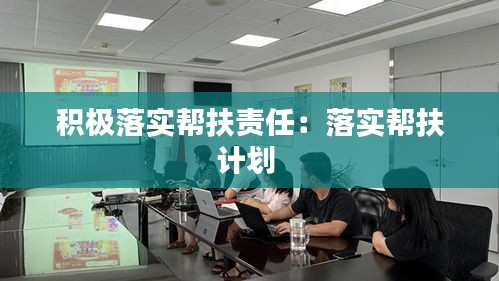 积极落实帮扶责任:落实帮扶计划