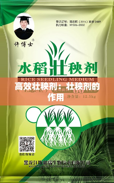 高效壮秧剂:壮秧剂的作用