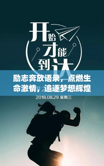 励志奔放语录,点燃生命激情,追逐梦想辉煌!