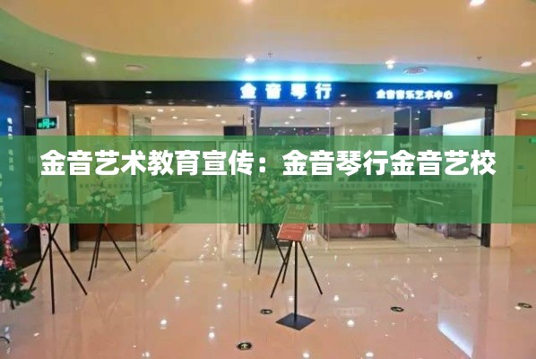 金音艺术教育宣传:金音琴行金音艺校