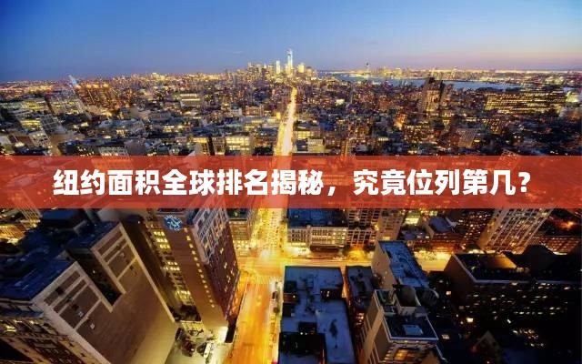 纽约面积全球排名揭秘,究竟位列第几?