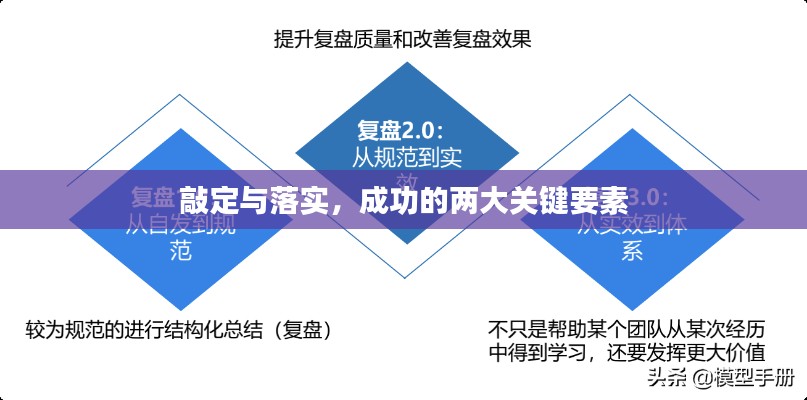 敲定与落实,成功的两大关键要素