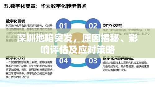 深圳地陷突发,原因揭秘、影响评估及应对策略