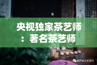 央视独家茶艺师:著名茶艺师