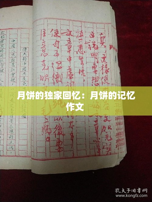 月饼的独家回忆:月饼的记忆作文