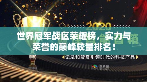 世界冠军战区荣耀榜,实力与荣誉的巅峰较量排名!