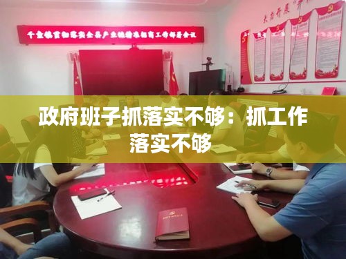 政府班子抓落实不够:抓工作落实不够