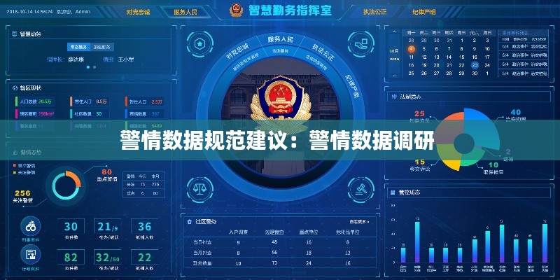 警情数据规范建议:警情数据调研
