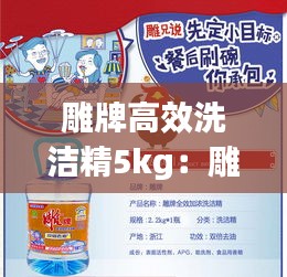 雕牌高效洗洁精5kg:雕牌高效洗洁精 2005年