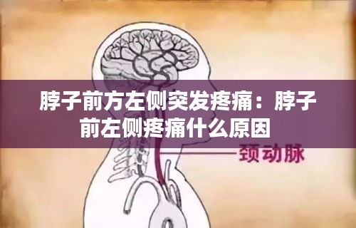 脖子前方左侧突发疼痛:脖子前左侧疼痛什么原因