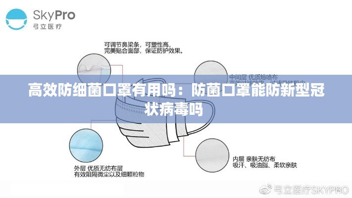 高效防细菌口罩有用吗:防菌口罩能防新型冠状病毒吗