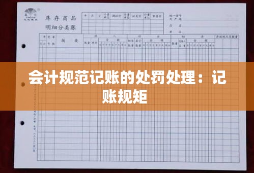 会计规范记账的处罚处理:记账规矩