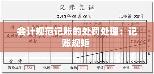 会计规范记账的处罚处理:记账规矩