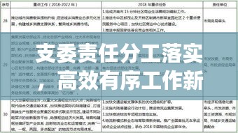 支委责任分工落实,高效有序工作新格局构建启动
