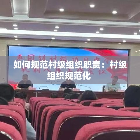 如何规范村级组织职责:村级组织规范化