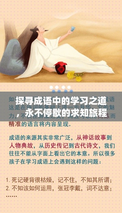 探寻成语中的学习之道,永不停歇的求知旅程
